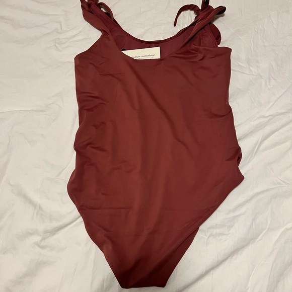 NWT Breastfeeding Swimsuit with Tie Straps - Picture 7 of 7
